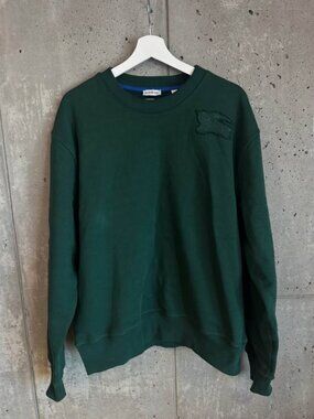 Burberry EKD Logo Sweatshirt Green Men’s L Good Used Condition